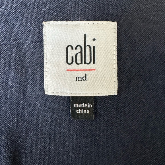 NWOT CAbi Lido Navy Blue Button Front Jacket Size Medium - Picture 7 of 9